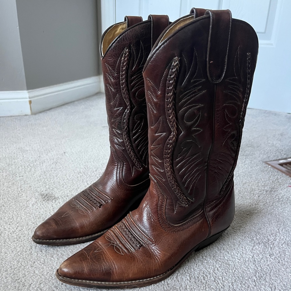 Sancho brown cowboy boots
